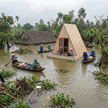 Floating house